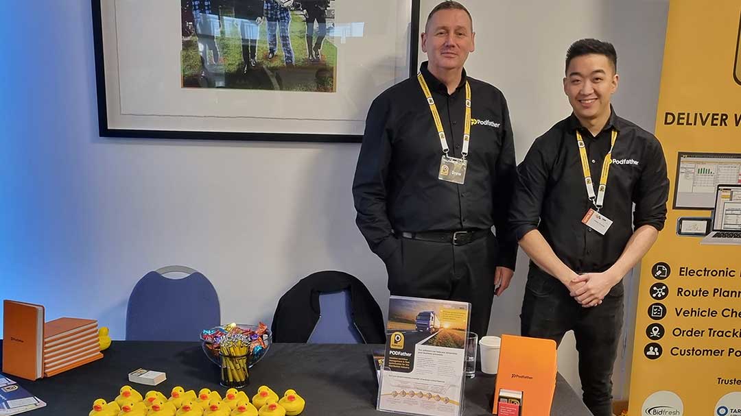 Drew and Phillip at the Rexel event